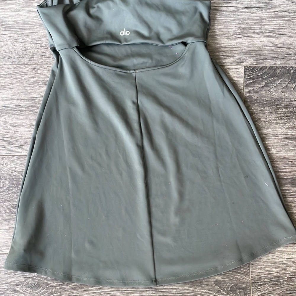 ALO Yoga Airlift Fly Dress - Dark Cactus L - Picture 7 of 8